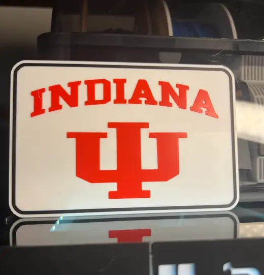 INDIANA HOOSIERS DOOR/WALL/FRIDGE SIGN