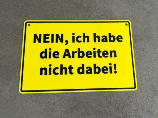 Lustiges Schild für Lehrer mit und ohne AMS