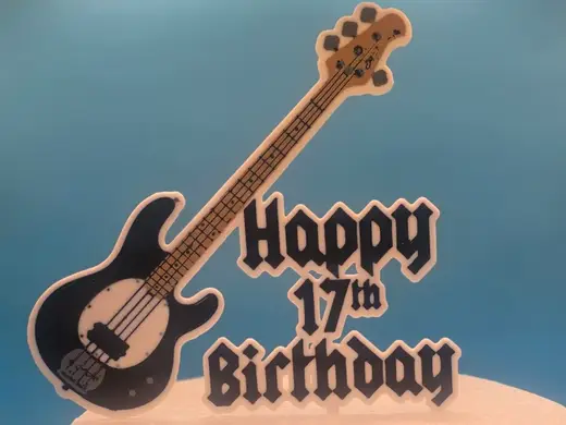 Happy 17th Birthday Stingray Bass Guitar