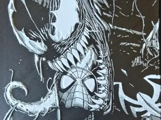 Hueforge Spiderman et Venom
