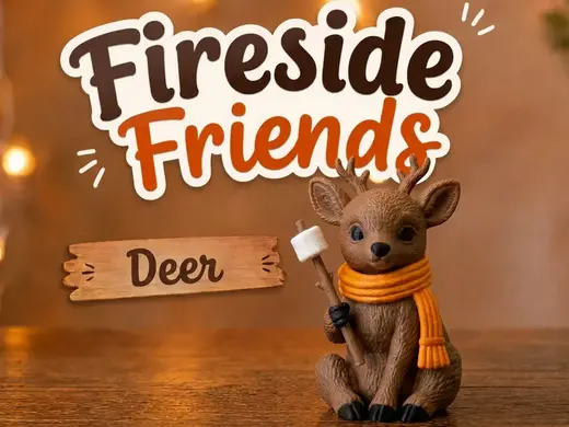 Fireside Friends Deer Figurine