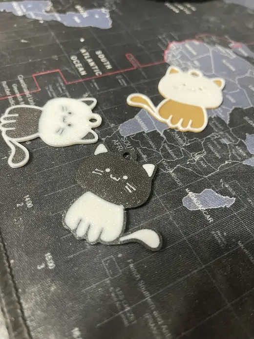 Cat keychain