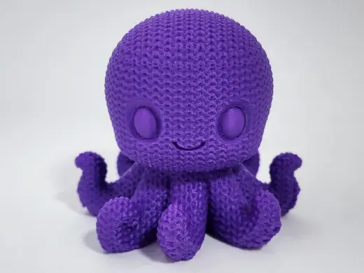 Knitted Cute Octopus