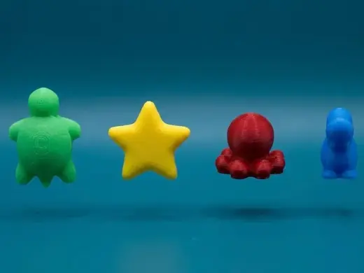 The World's Tiniest 3D Sea Animals -less than 2 gr