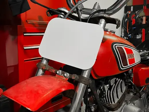 Dirt Bike Number Plate