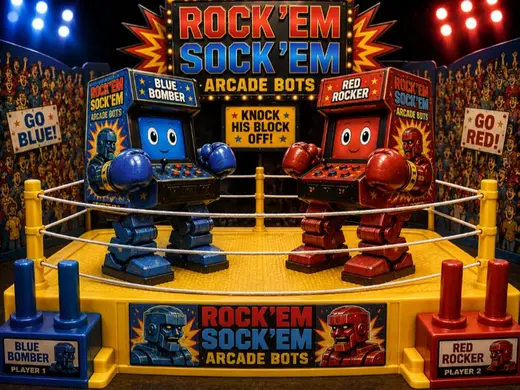 Rock Em Sock Em Arcade Bots