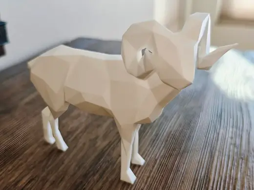 Low Poly Bighorn Sheep