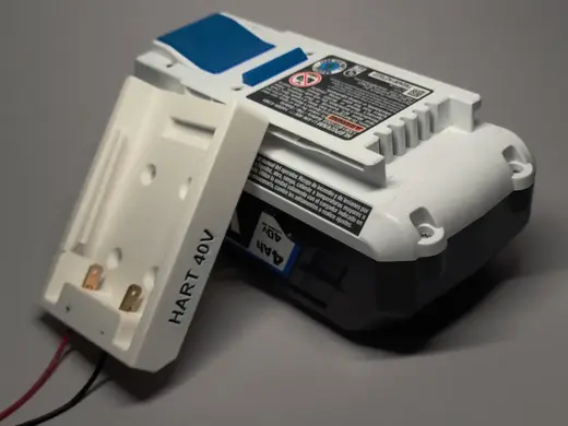 Hart 40v Battery Mount and Power Tap