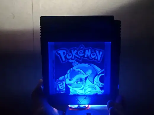 Pokemon Blue Cartridge Lithograph