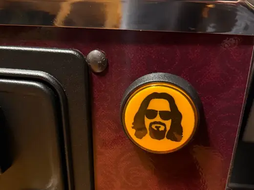 The Dude (The Big Lebowski) Pinball Launch Button