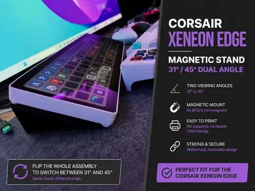Corsair XENEON EDGE – Magnetic 31° / 45° Stand