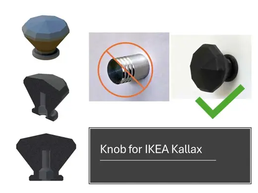 Knob for Ikea Kallax