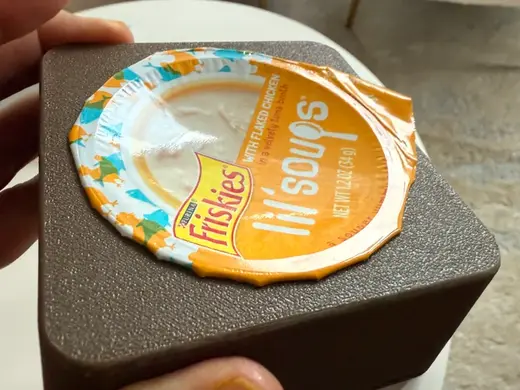 Friskies Lil’ Soups Cup Holder
