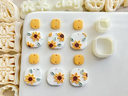 Border polymer clay cutters Jewelry-making tools