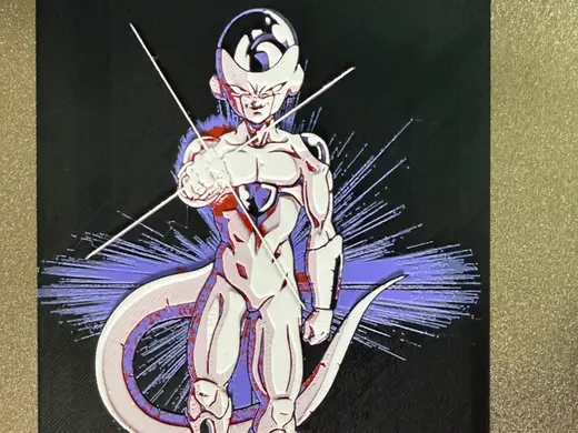 Freezer Dragon Ball - Lienzo Croma (HueForge)