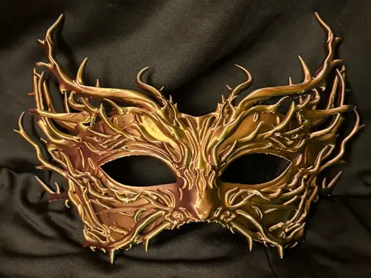 Mask of Woven Wood