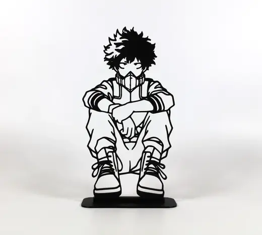 Minimal Line Art Deku - Boku No Hero Academia