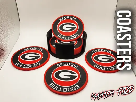 Georgia Bulldogs - Coaster Set