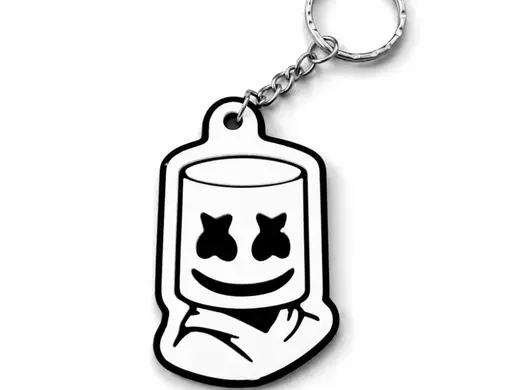 Fortnite Marshmello Keychain