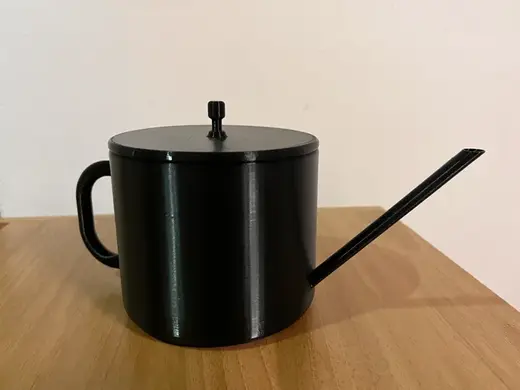 Minimalist Watering Can with Lid (Waterproof/PETG)