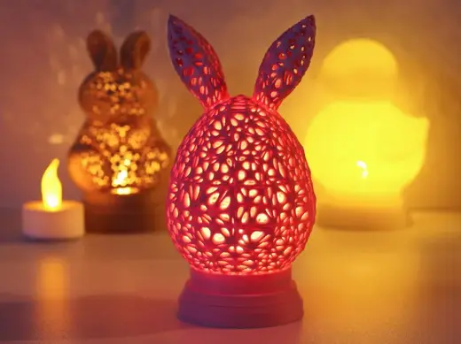 Egg Lantern with Bunny Ears