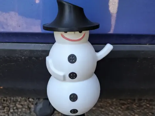 Snowman hitch cover, tow bar, Christmas car decor