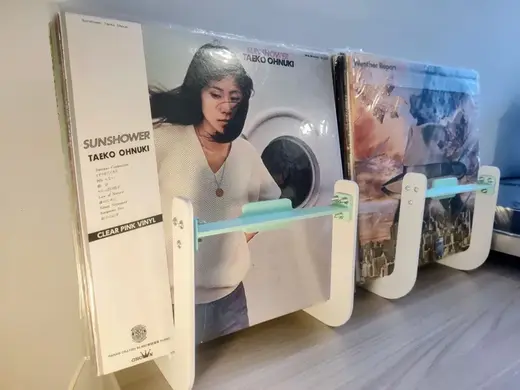 Sturdy Industrial Vinyl Record Stand