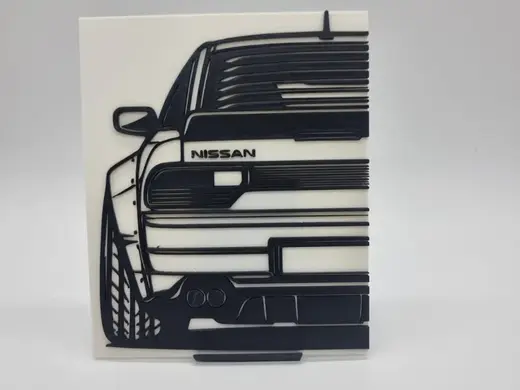 2D Wall Art Nissan 240SX Driftcar JDM
