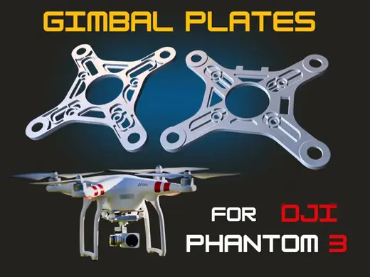 DJI Phantom 3 Gimbal Mounting Plate