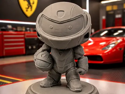 “Enzo Racer – Ferrari Inspired 3D Figurine”