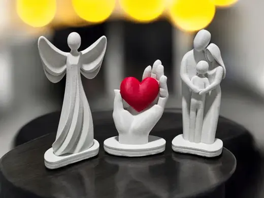 Escultura Familia Abstrata