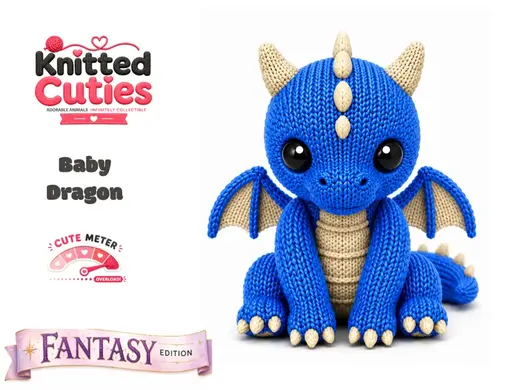 Knitted Cuties | Baby Dragon