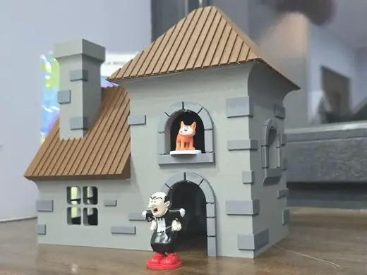 Gargamel Castle Home House Smurfs Smurf Smerfy