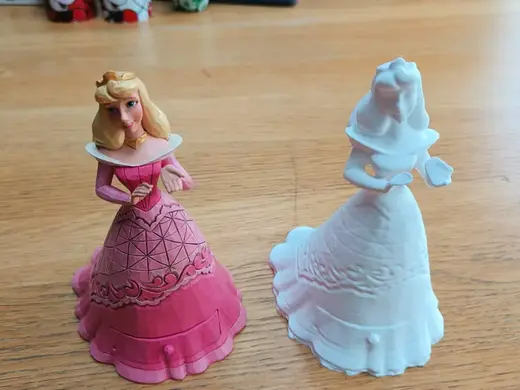 Aurora sleeping beauty Treasure keeper 3d scan