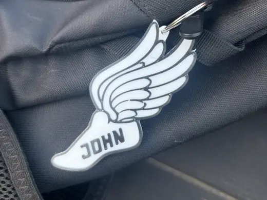Personalized Track Bag Tag | Track and Field