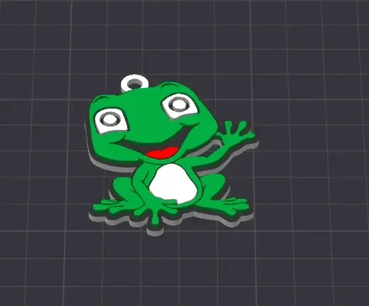 frankie the frog keychain free for commercial use