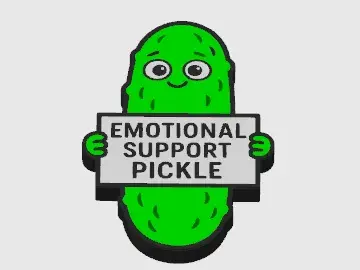 Magnet Emotional Support Pickle