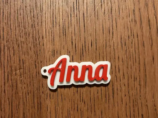 Anna name keychain
