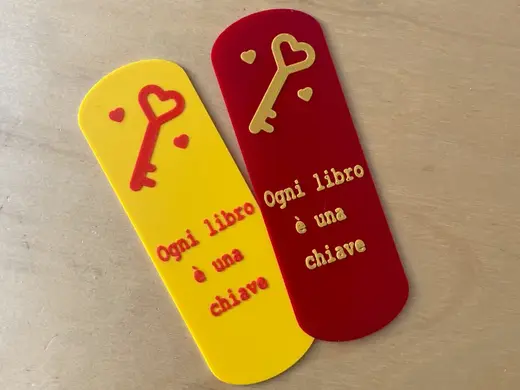 Segnalibro “Ogni libro è una chiave” – Line Art