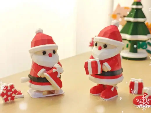 Santa Claus is a little busy