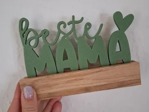 Klötzchenleiste "beste Mama" Muttertag