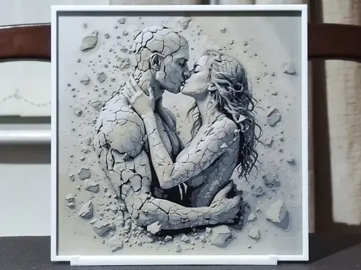Fractured Love - HueForge 3 Color