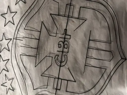 brazil patch t-shirt print (iron it on)