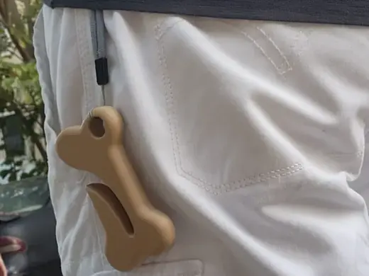 Dog Pup Walker - Bone Shaped Poop Bag Holder