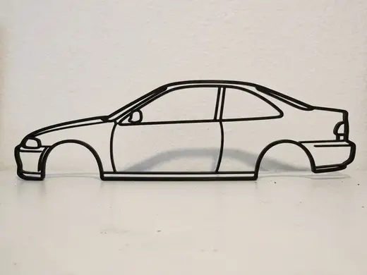 Honda EG Civic Wall Art