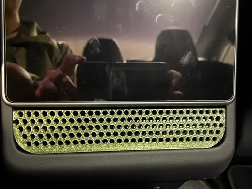 Tesla Model3 highland backseat screen vent blocker
