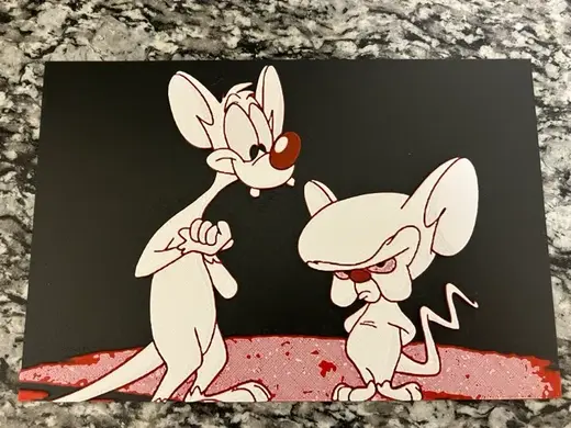 Pinky and the Brain (HueForge print)
