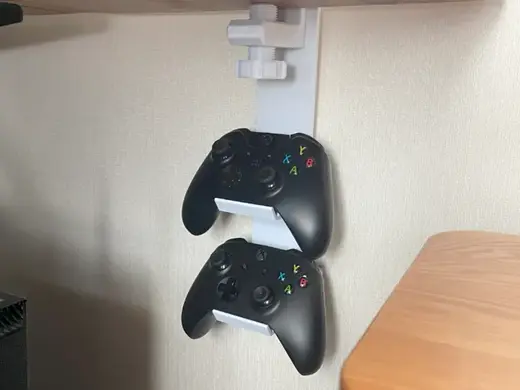 Xbox手柄反向桌下收纳夹