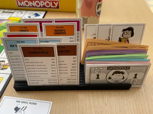 Monopoly Card Cash Money Holder