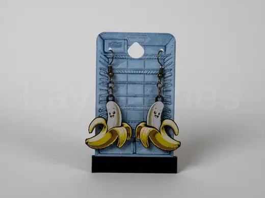 Banana Earrings - Happy Food Series
